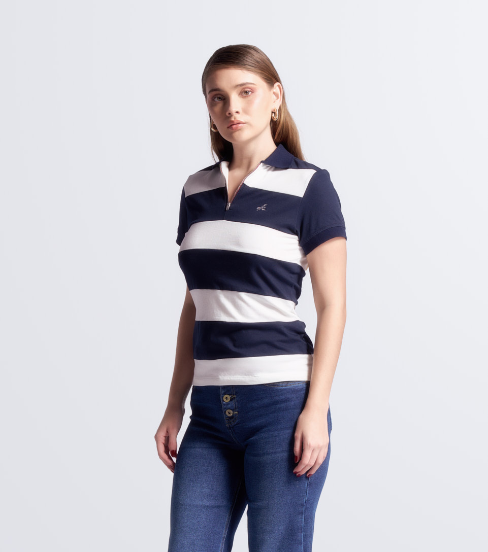 Derek Camisetas Polo Mujer Combinadas Polo Para Mujer Isa