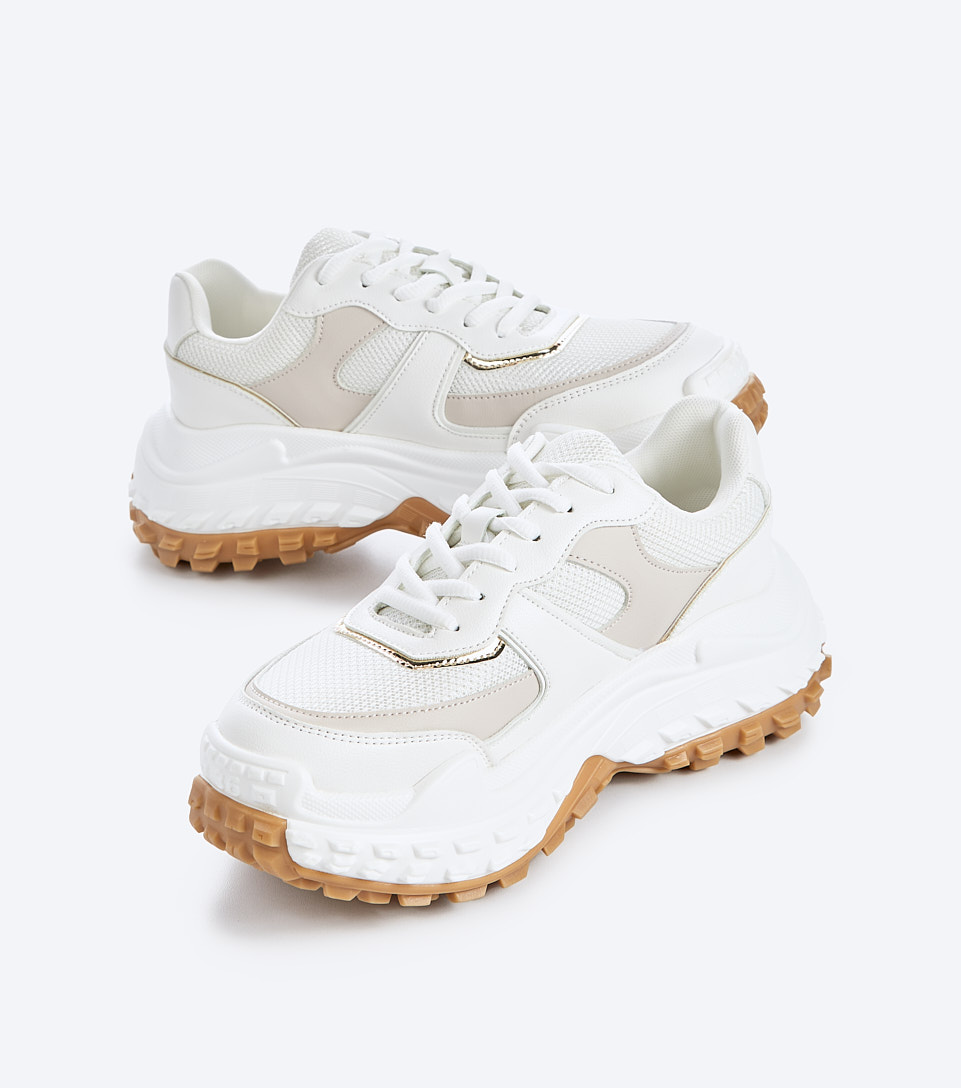 Tenis Para Mujer En Material Suela Alta Derek 828208 BL