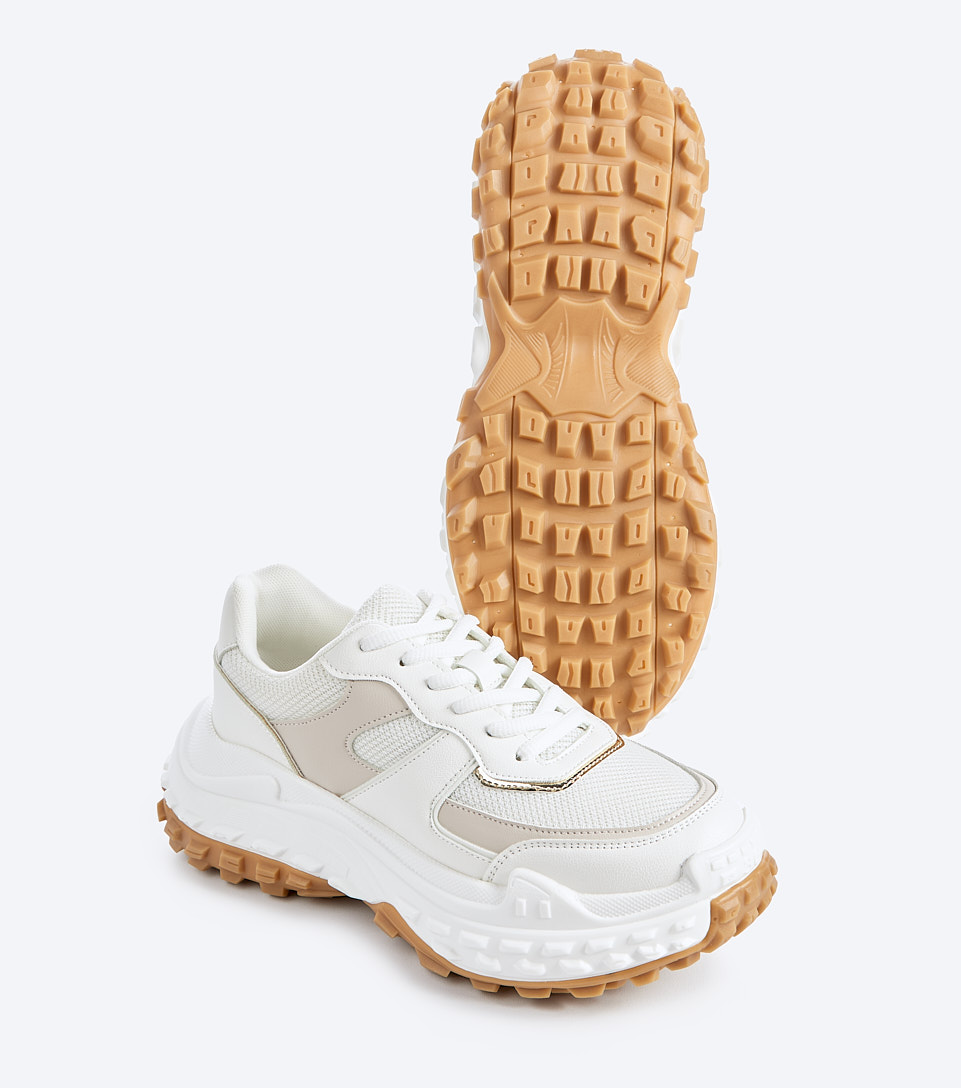 Tenis Para Mujer En Material Suela Alta Derek 828208 BL