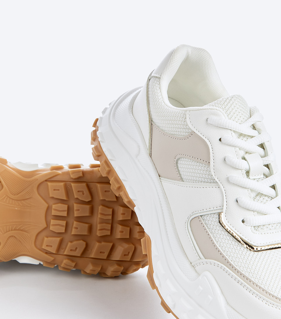 Tenis Para Mujer En Material Suela Alta Derek 828208 BL