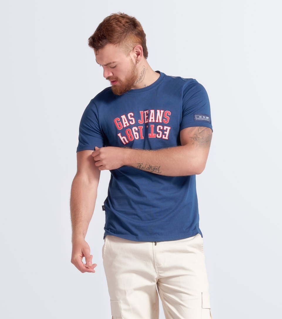 Verst Camiseta Estampada Slim Fit Gas 832334 AD