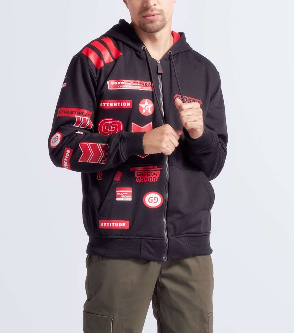 Ranger Hoodie Con Cremallera Masculino 831527 NG