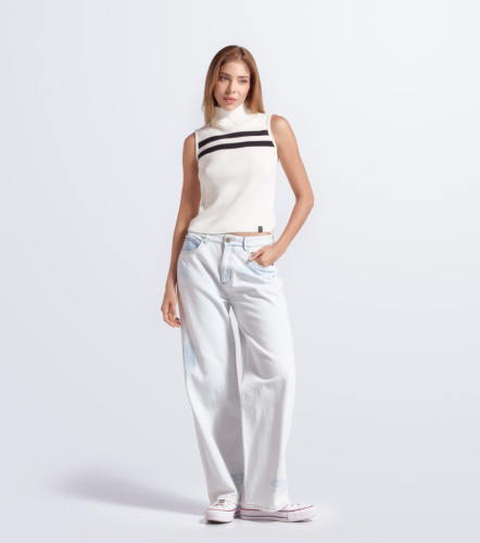 Isabella Blusa Tejida Bicolor TyperBL