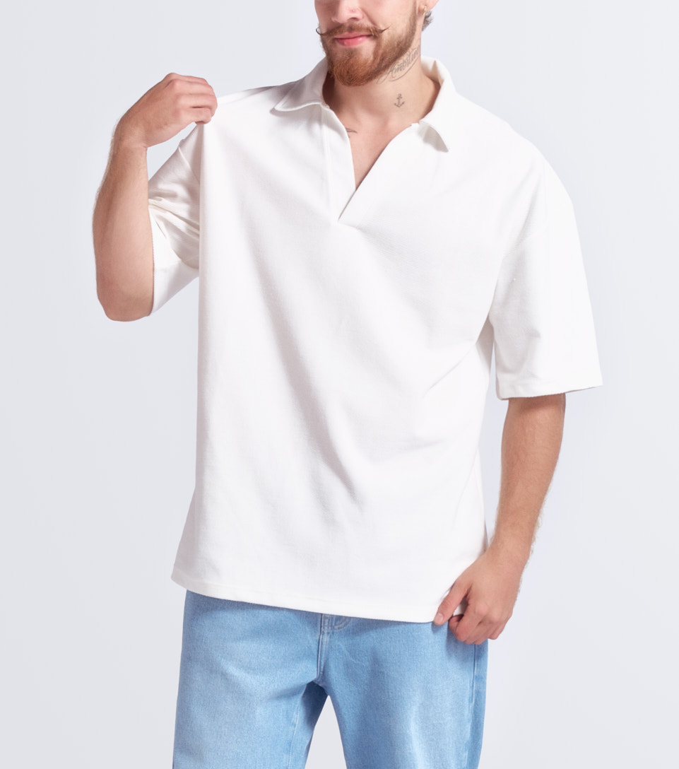 Tony Polo Oversized Texturizado Typer 833528 AR