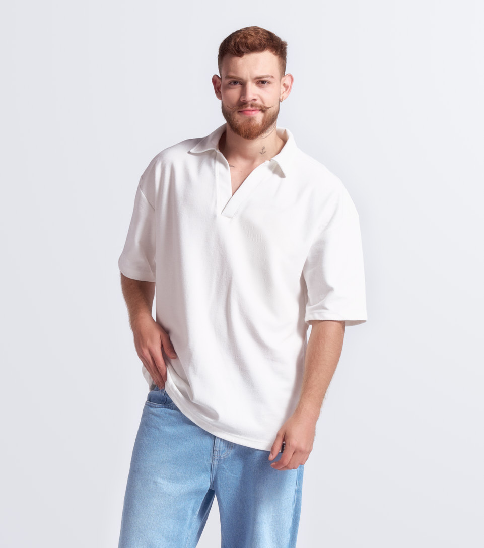 Tony Polo Oversized Texturizado Typer 833528 AR