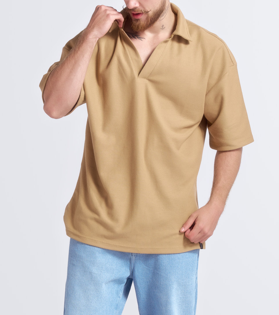 Tony Polo Oversized Texturizado Typer 833528 