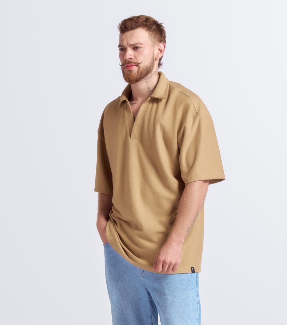 Tony Polo Oversized Texturizado Typer 833528 