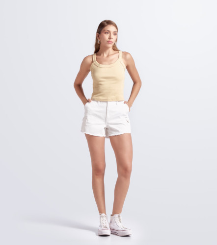 Angie Short Con Bolsillos De Costados UnserBL