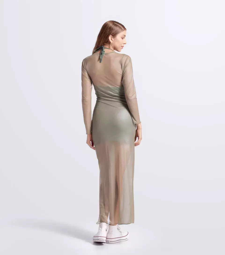 Alegra Vestido Slim Fit En Mesh TyperVD