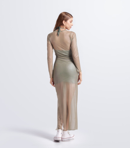 Alegra Vestido Slim Fit En Mesh TyperVD