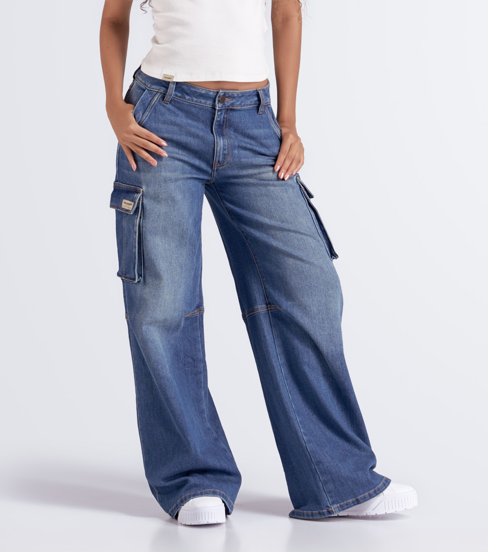 Bernes Nina Pantalon Con Bolsillos Y Corte Unser 831836 AZ
