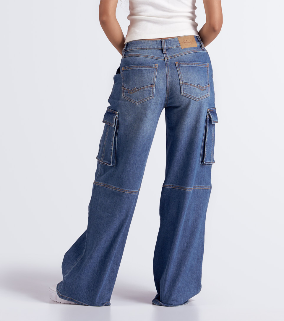 Bernes Nina Pantalon Con Bolsillos Y Corte Unser 831836 AZ
