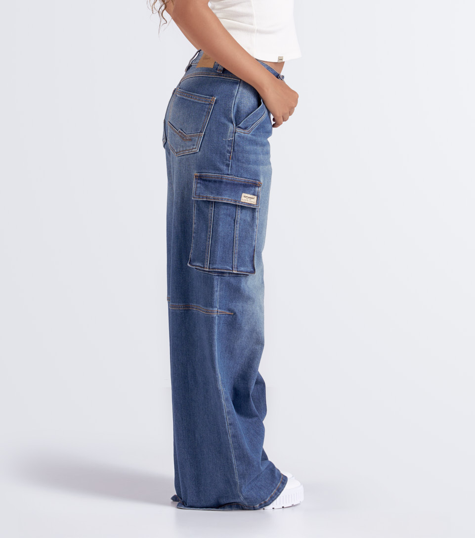 Bernes Nina Pantalon Con Bolsillos Y Corte Unser 831836 AZ