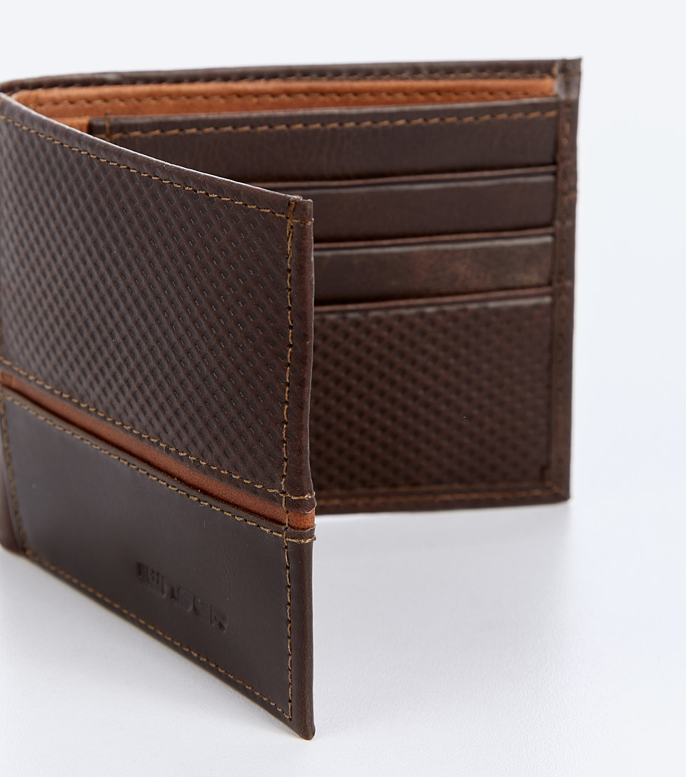 Billetera Para Hombre Unicolor Con Texto Unser 833817 CF