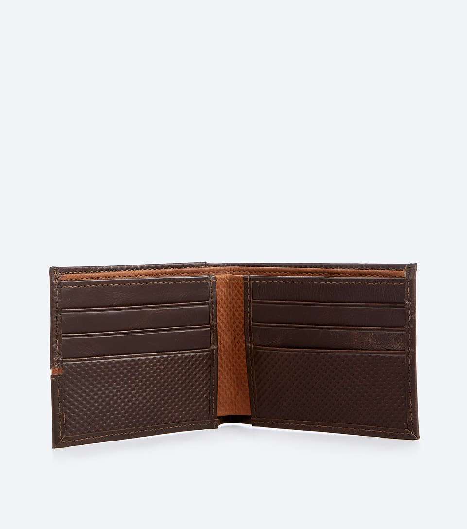 Billetera Para Hombre Unicolor Con Texto Unser 833817 CF