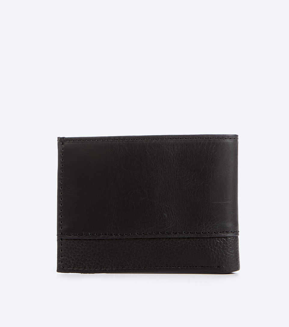 Billetera Para Hombre Unicolor Con Texto Unser 833814 NG