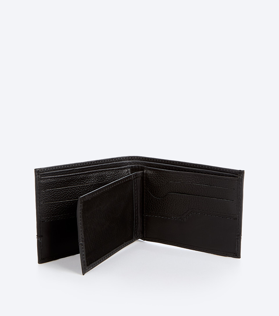 Billetera Para Hombre Unicolor Con Texto Unser 833814 NG