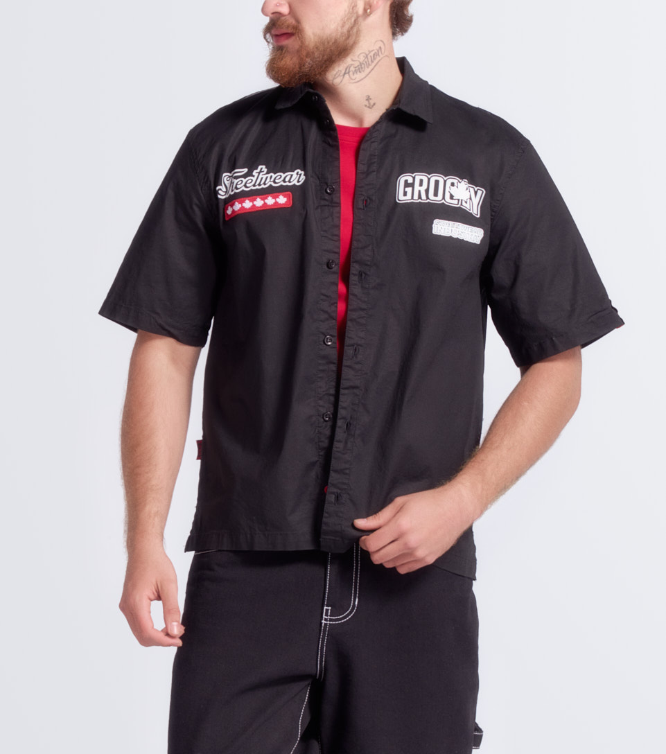 Brais Camisa Resort Regular Masculina Groggy 832302 NG