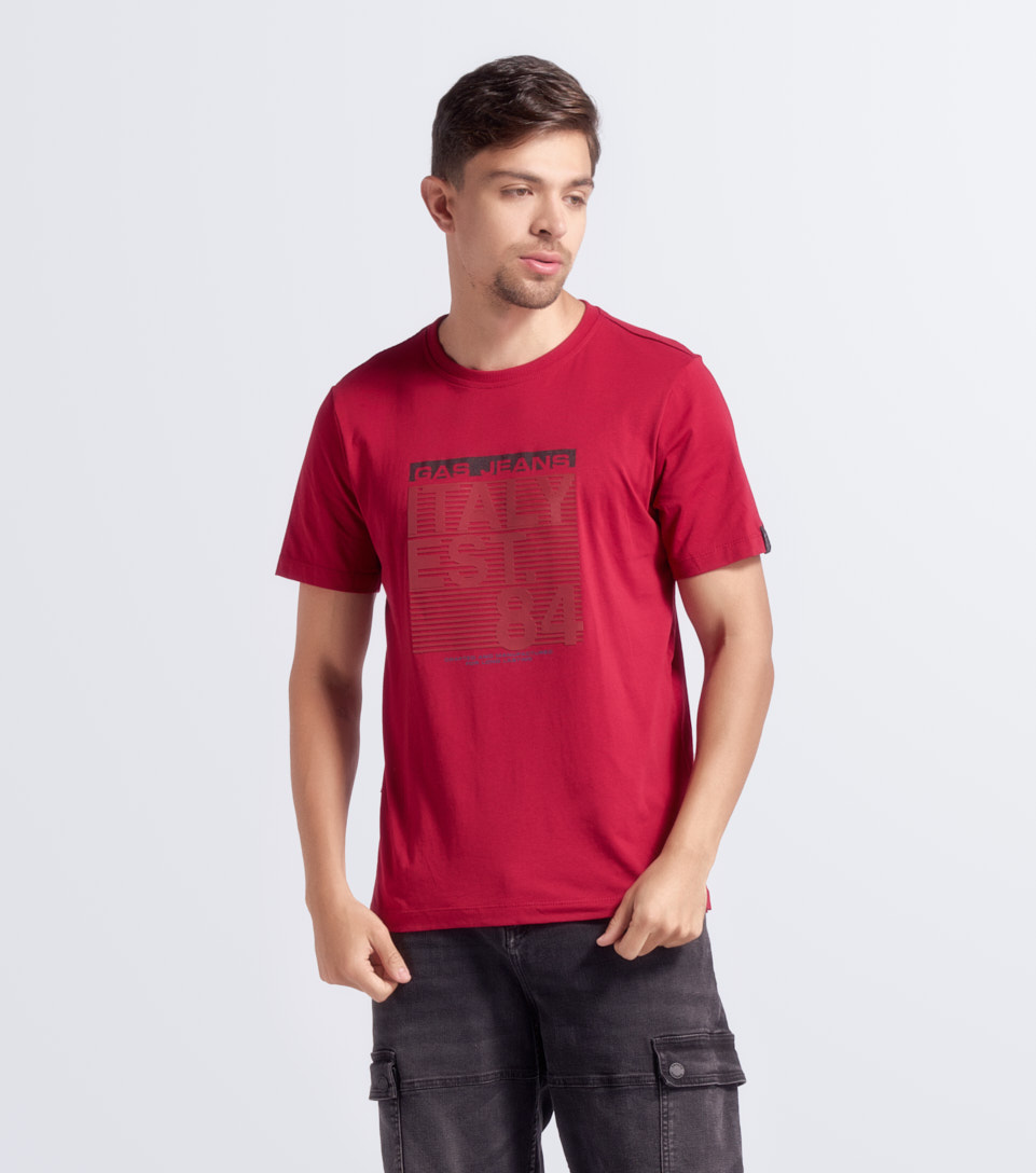 Clerc Camiseta Estampada Slim Fit Masculina GasRJ