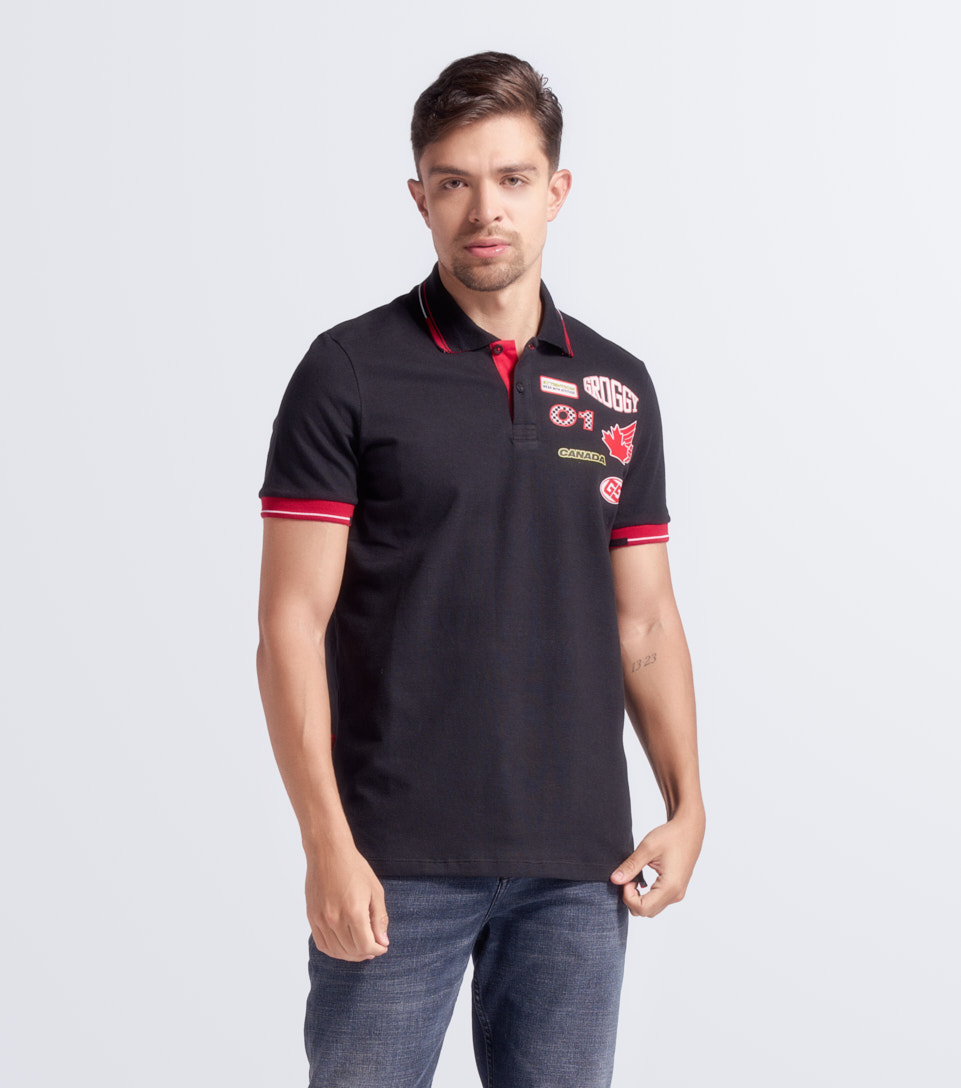 Cliff Polo Slim Masculino Groggy 834063 NG