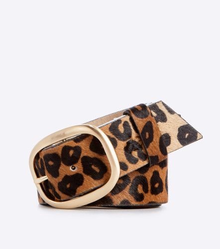 Correa Para Mujer En Cuero Animal Print DerekCF