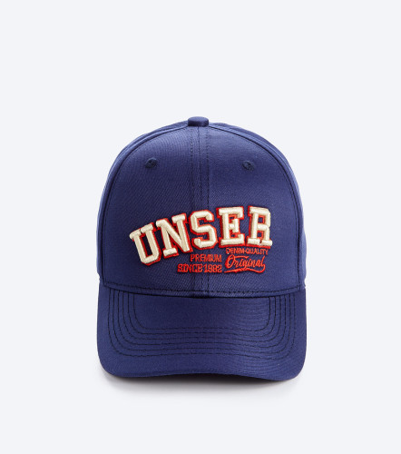 Gorra Para Hombre Unicolor Con Bordado En Parte Frontal UnserAZ
