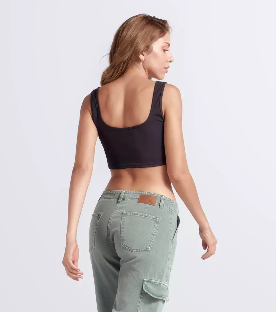 Harley Blusa Tipo Corset Slim Fit Licrada TyperNG