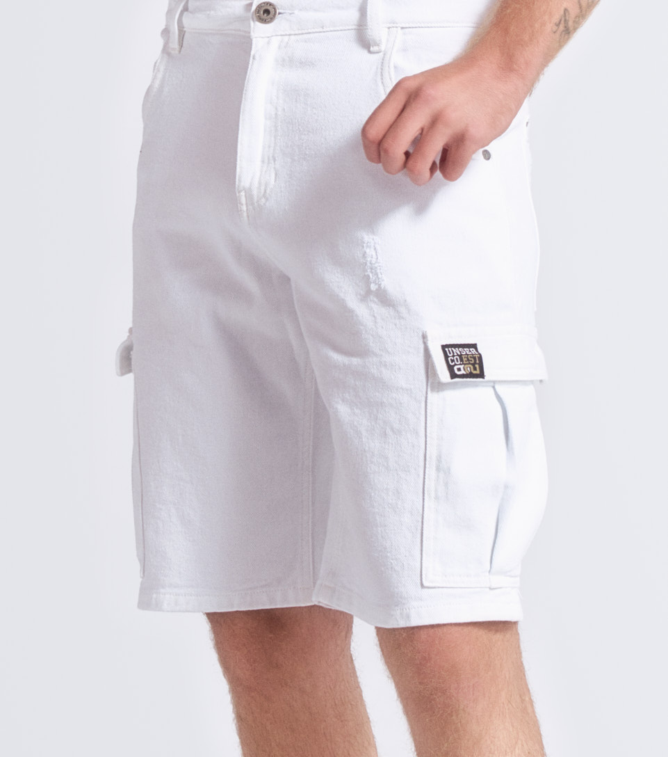 Joel Bermuda Unicolor Con Bolsillos Laterales Unser 833827 BL