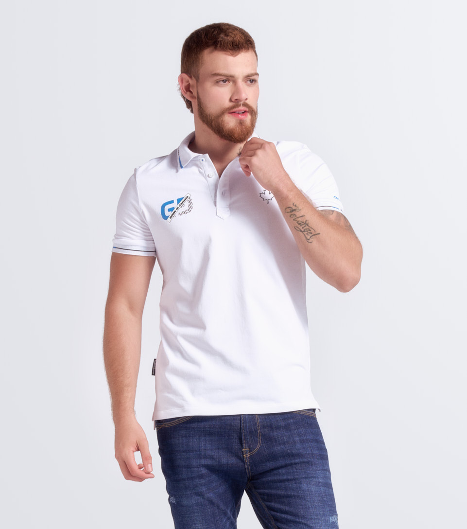 Lui Polo Slim Masculina GroggyCU