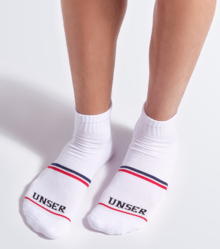 Media Para Hombre Bipack Tobillera Unicolor UnserBL