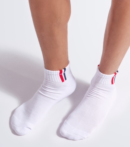 Media Para Hombre Bipack Tobillera Unicolor UnserBL