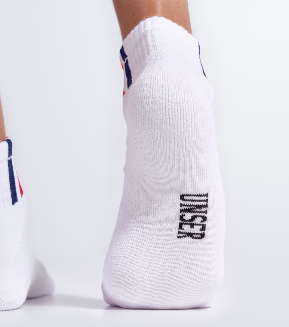 Media Para Hombre Bipack Tobillera Unicolor Unser 833882 BL