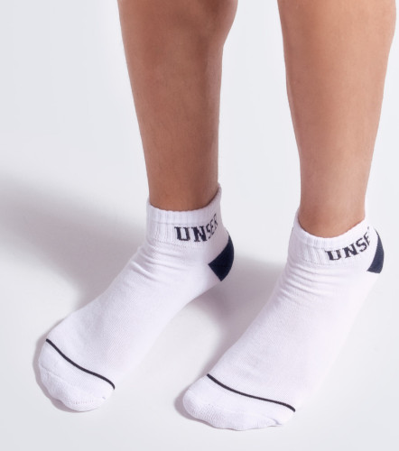 Media Para Hombre Tripack Tobillera Unicolor UnserBL