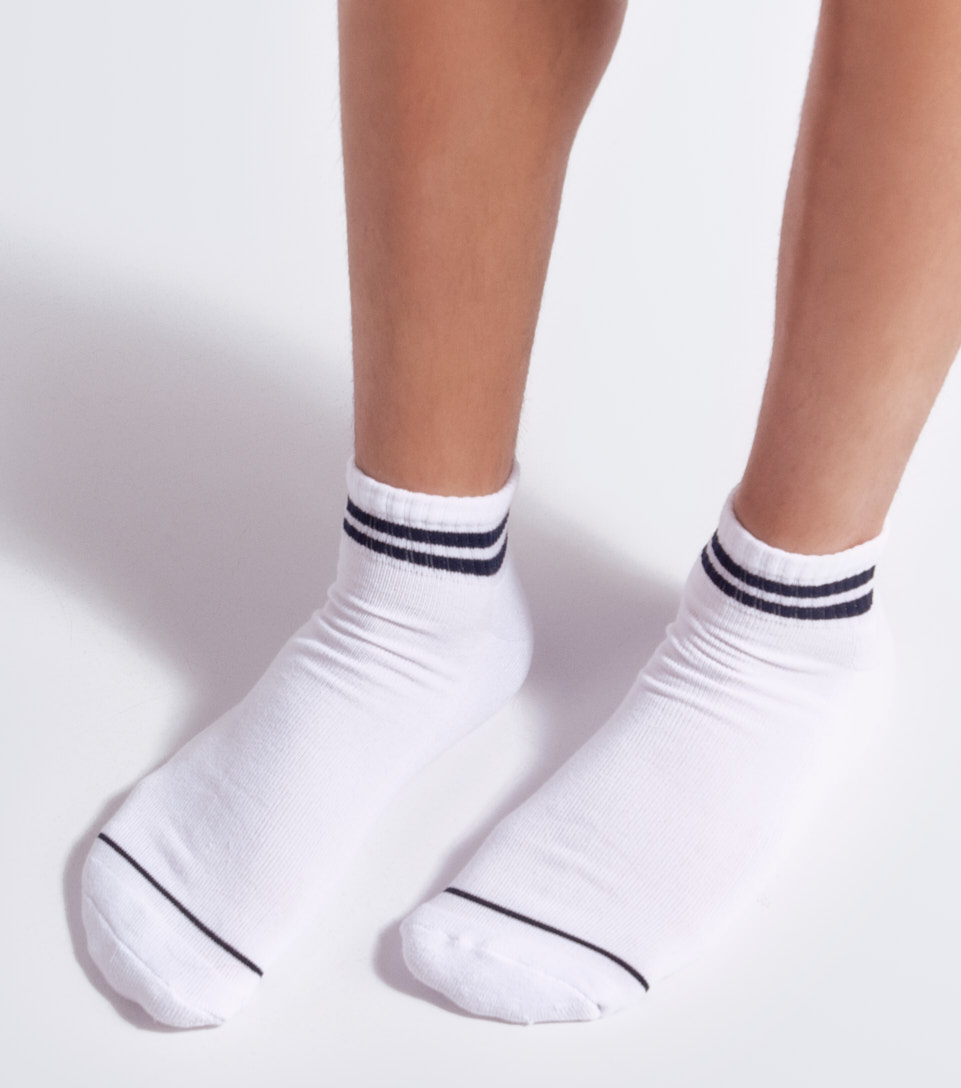 Media Para Hombre Tripack Tobillera Unicolor Unser 833812 BL