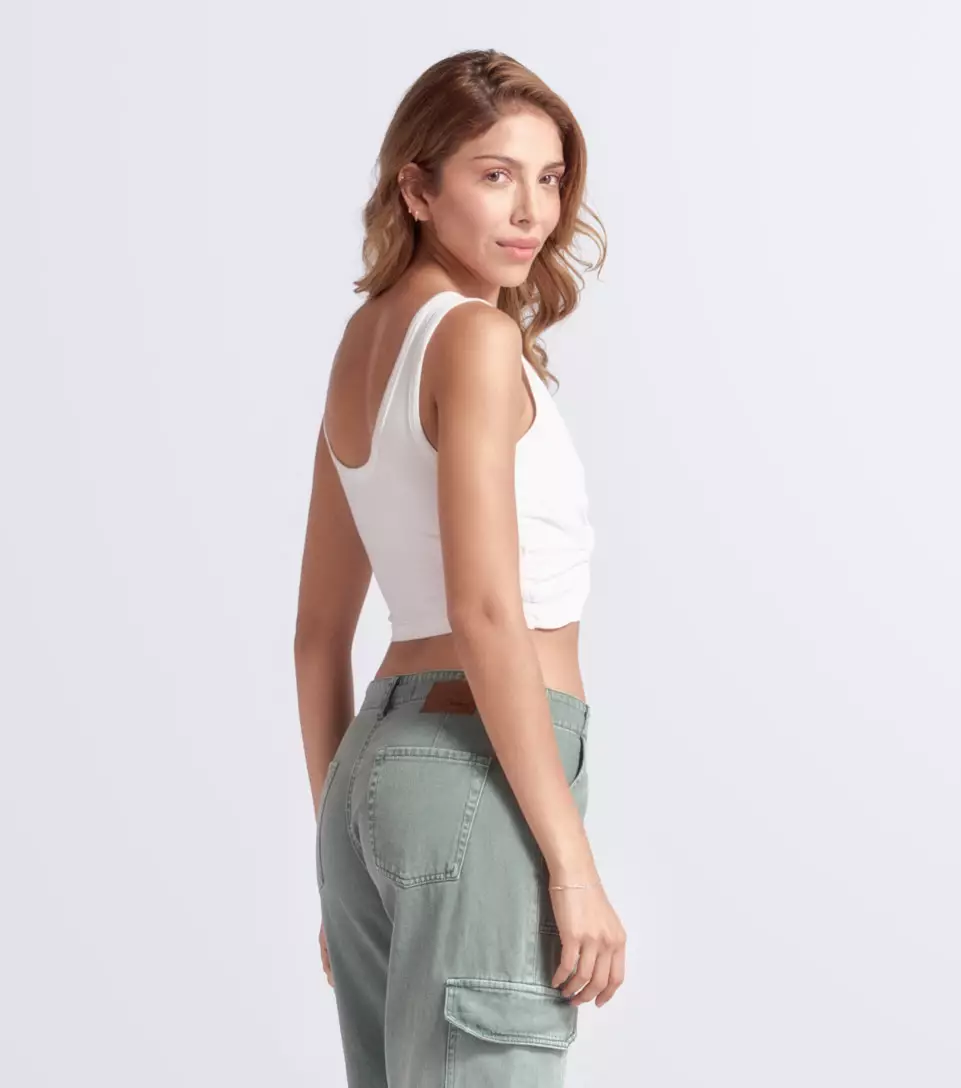Meli Crop Top Con Mono Unicolor TyperAR