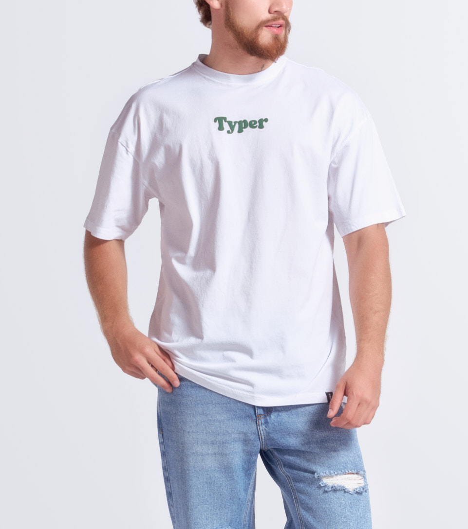 Santi T Shirt Oversezid Estampada Typer 833521 