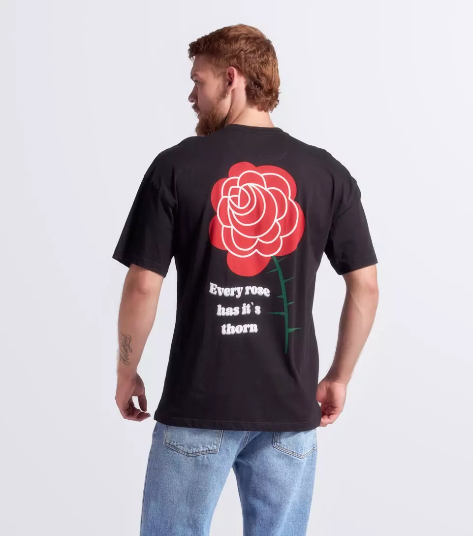 Santi T Shirt Oversezid Estampada TyperNG