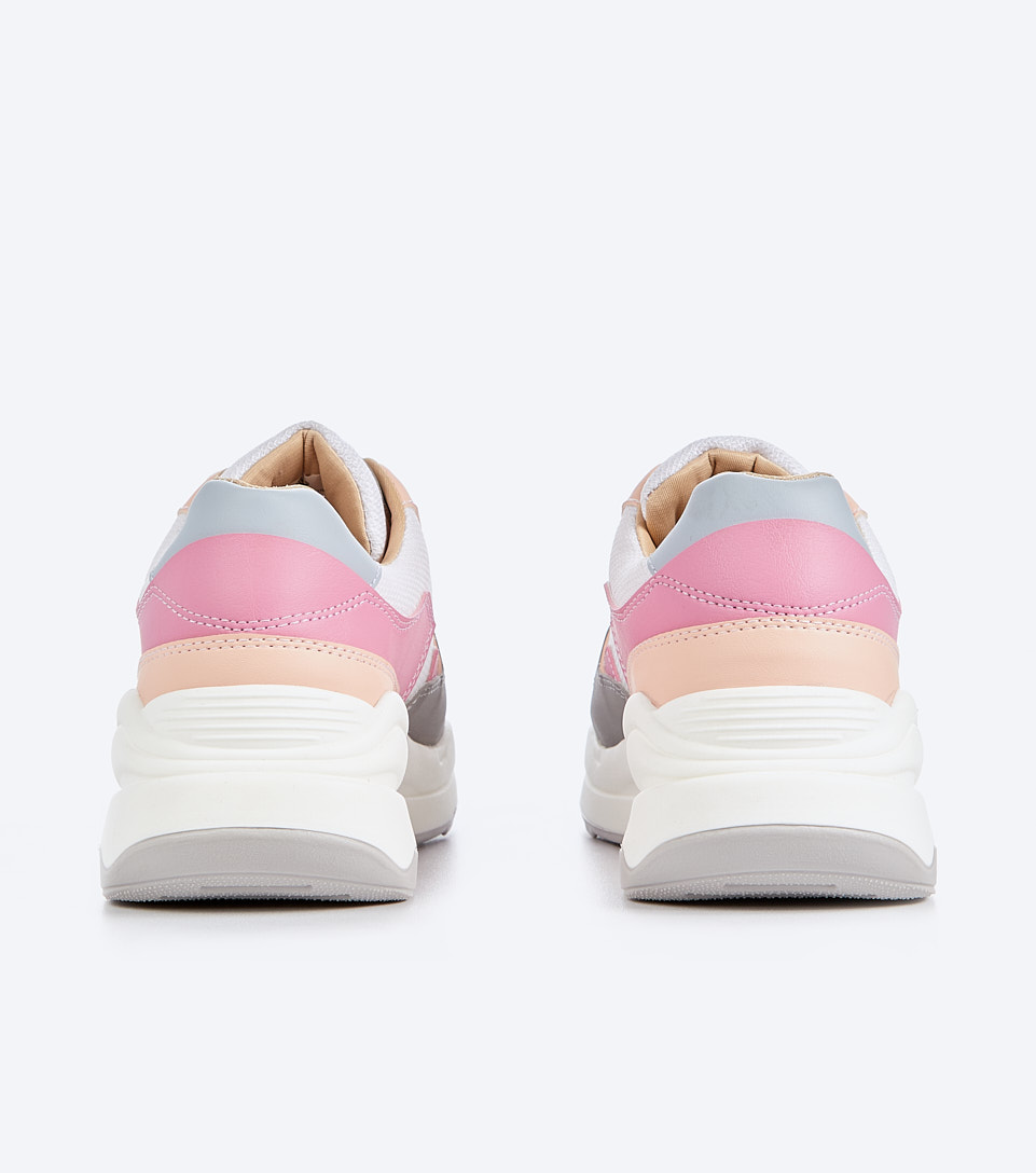 Tenis Para Mujer Hanna Combinados Con Cordones Derek 832512 CU