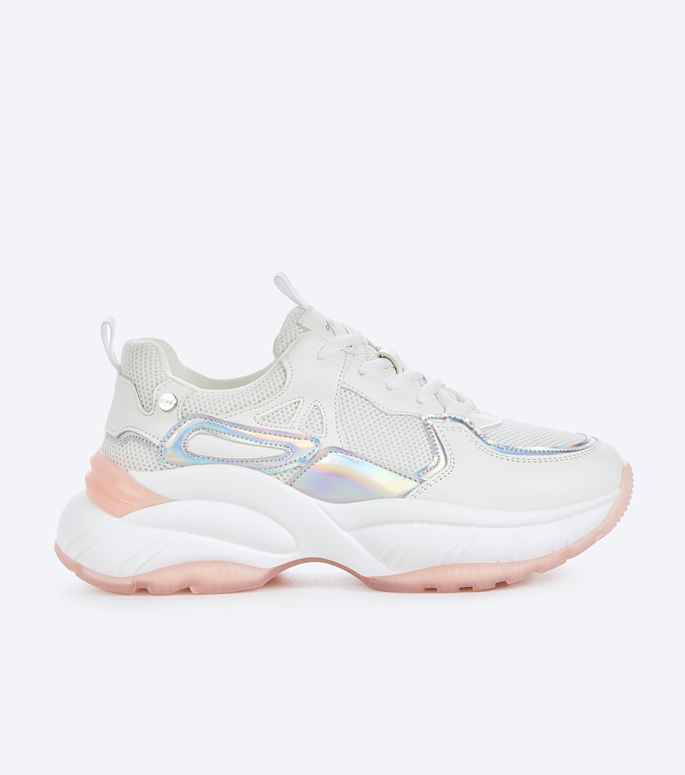 Tenis Para Mujer Unicolor En Material DerekBL