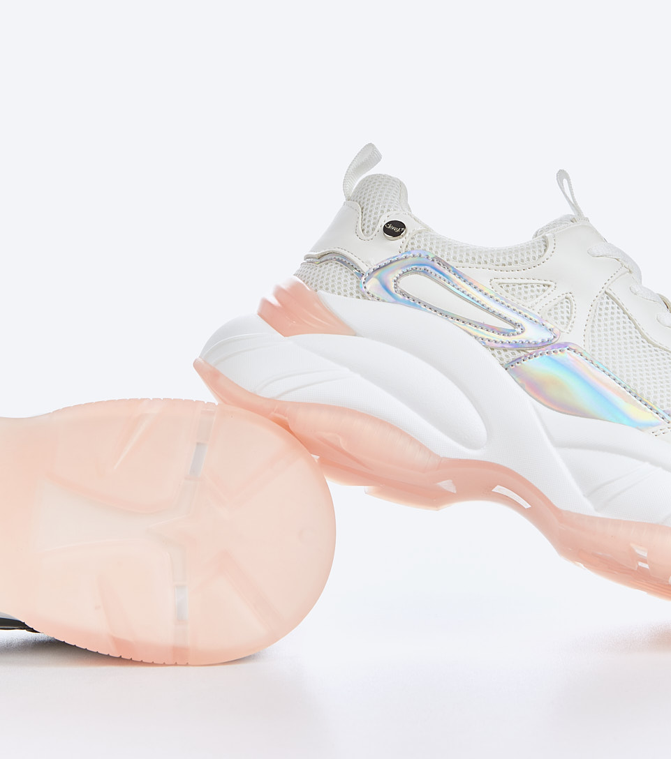 Tenis Para Mujer Unicolor En Material Derek 827824 BL