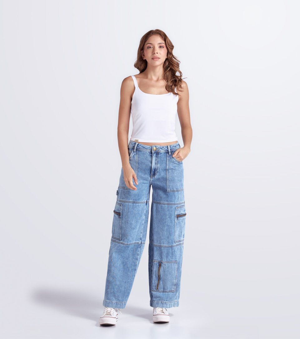 Pantalones Acampanados Outfit Pantalon Jean Bota Recta Ancha Star