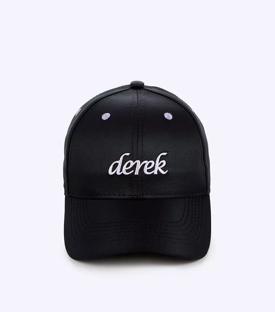 Gorra Para Mujer Unicolor Con Bordado Combinado DerekNG