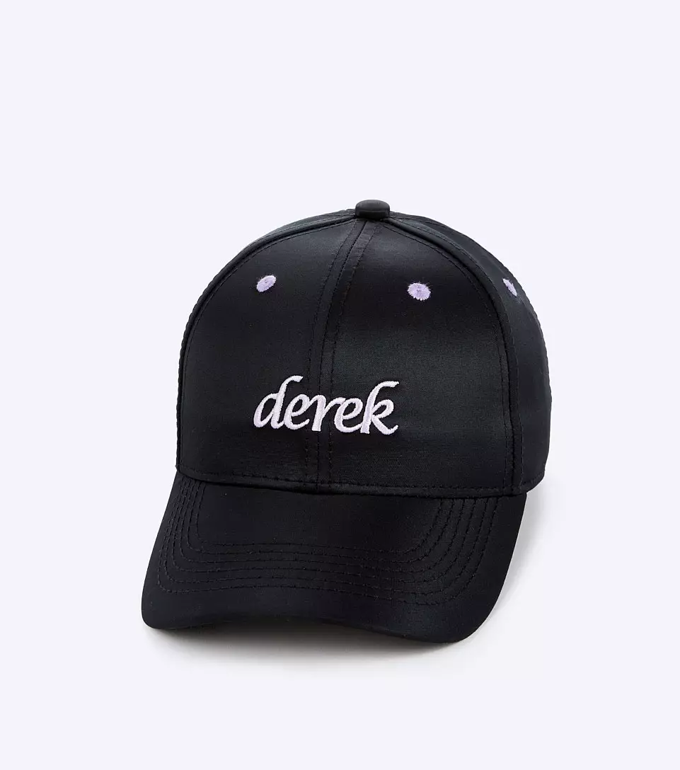 Gorra Para Mujer Unicolor Con Bordado Combinado DerekNG
