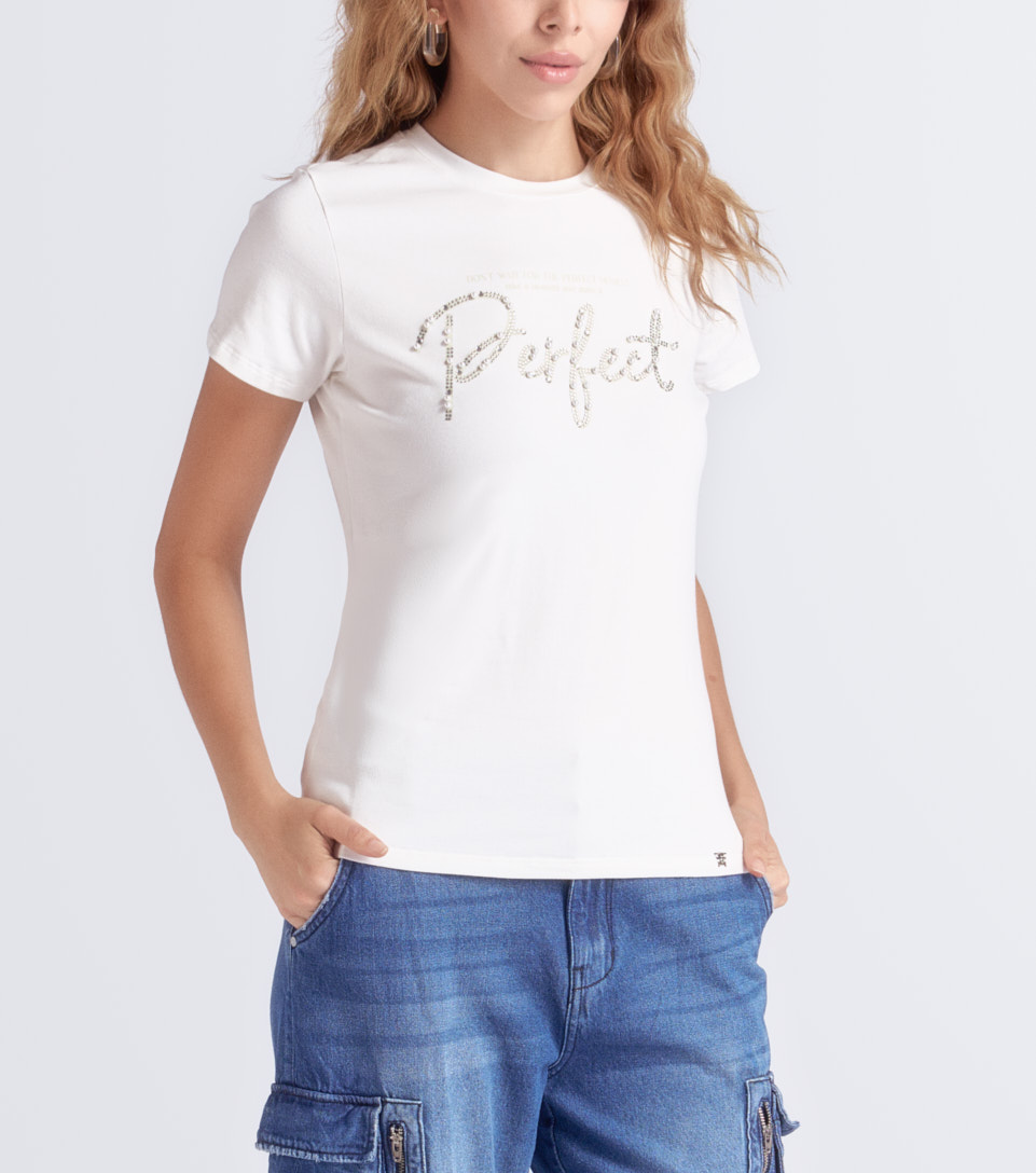 Blusa Para Mujer Manga Corta Con Estampado Derek 832889 AR
