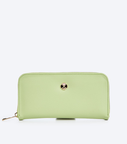 Cleo Billetera Unicolor CloverVC