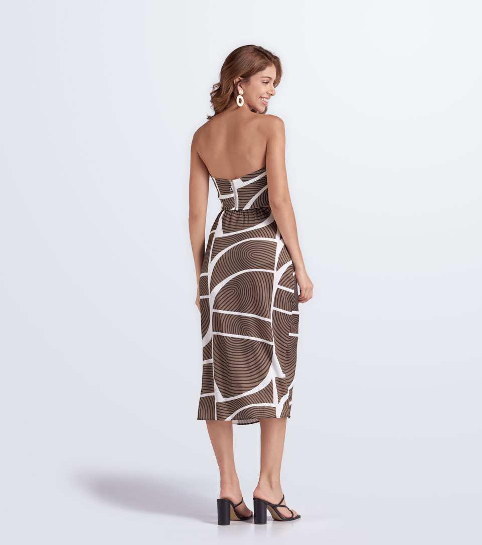 Conjunto Para Mujer Falda Y Blusa Sublimado Derek 832780 VD