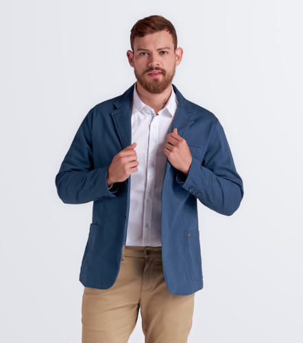 Emilio Blazer Unicolor Con Bolsillos UnserAZ