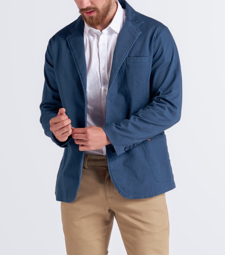 Emilio Blazer Unicolor Con Bolsillos UnserAZ