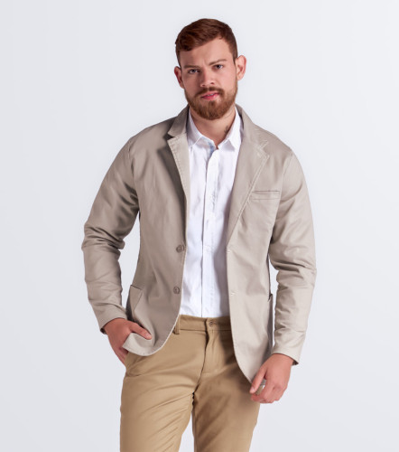 Emilio Blazer Unicolor Con Bolsillos UnserKQ