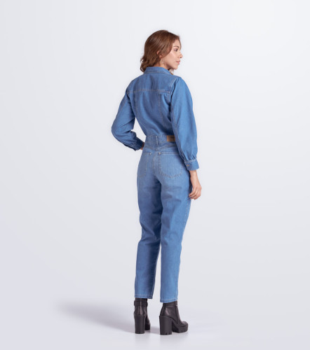 Enterizo Para Mujer En Indigo Con Proceso Miley DerekAZ